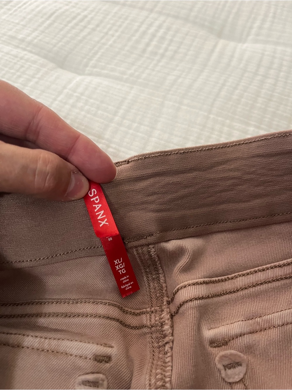 SPANX Stretch Twill Wide Leg Crop Pant Size XL - Picture 15 of 16